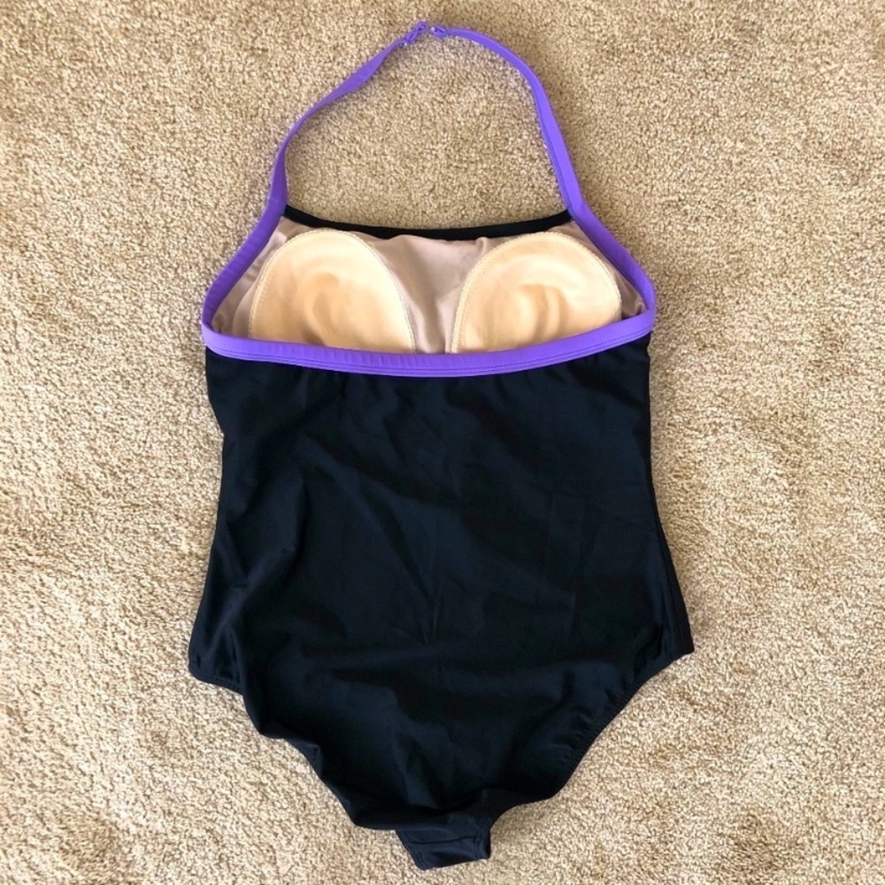 “Speedo” Solid Halter Style One Piece - image 2